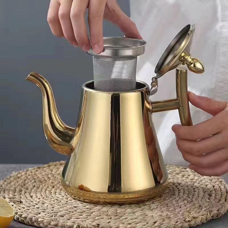 Coffee Tea And Leaf - Чайник из полированной нержавеющей стали 1