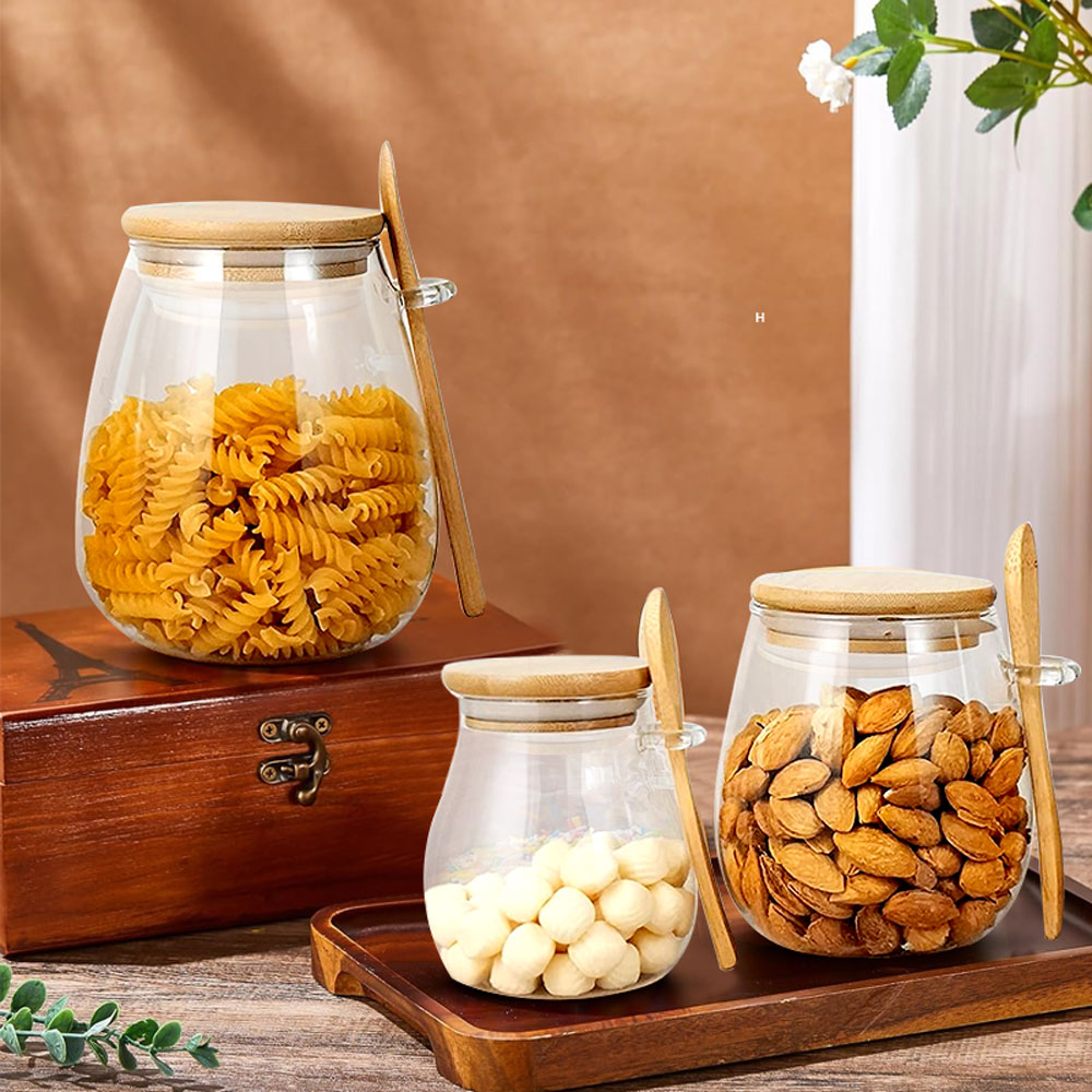 Герметичная стеклянная банка 3 – обзор и цена Coffee Tea And Sugar Canister Set