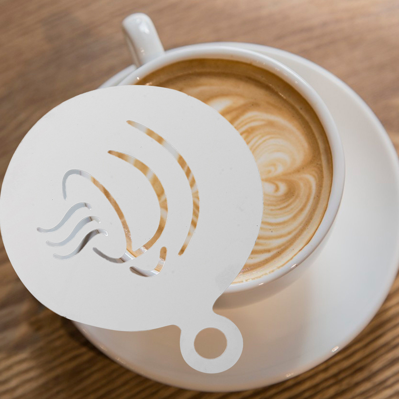 4 шт. трафаретов для декориров – обзор и цена Coffee Stencil Art