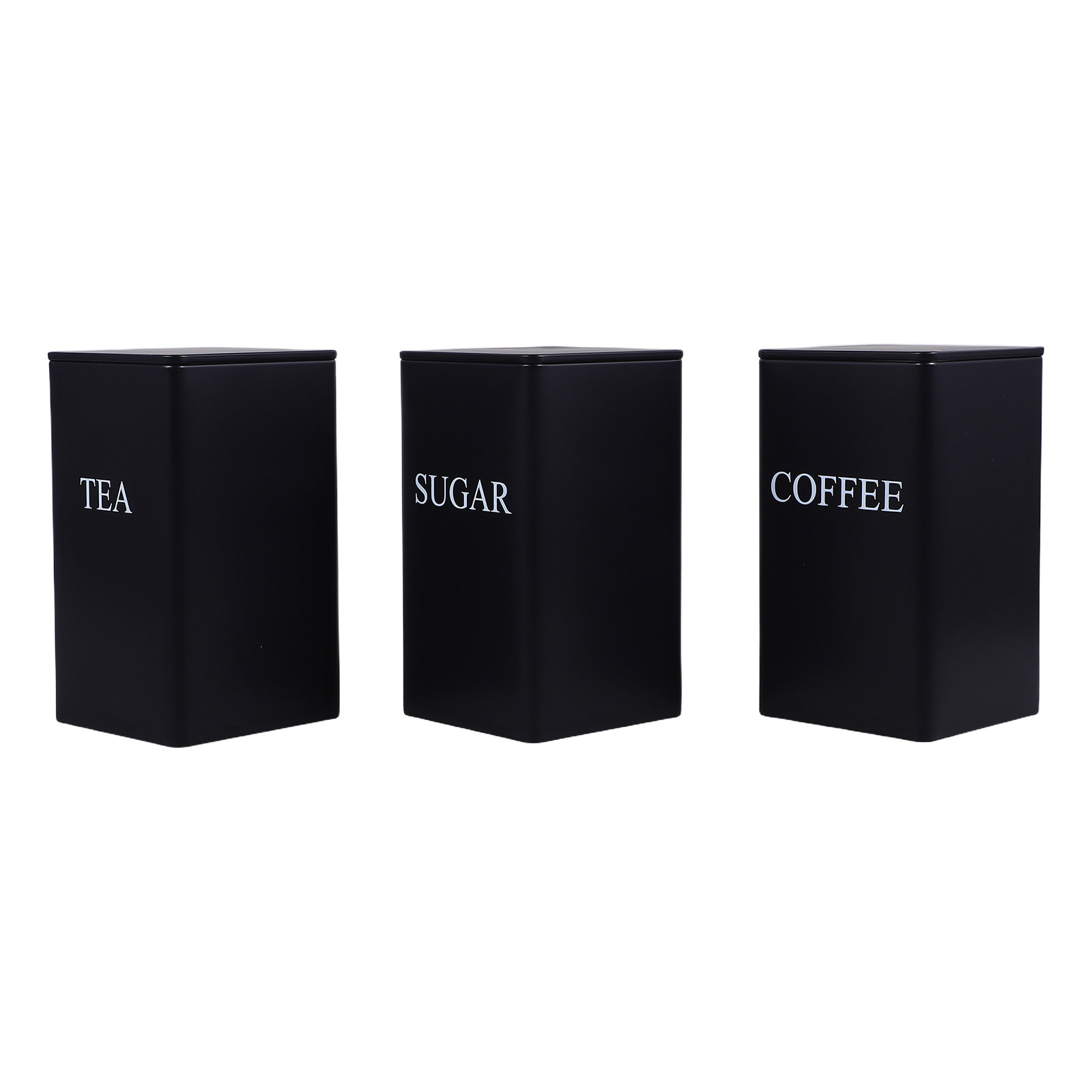 Набор из 3 металлических конте – обзор и цена Coffee Tea And Sugar Canister Set