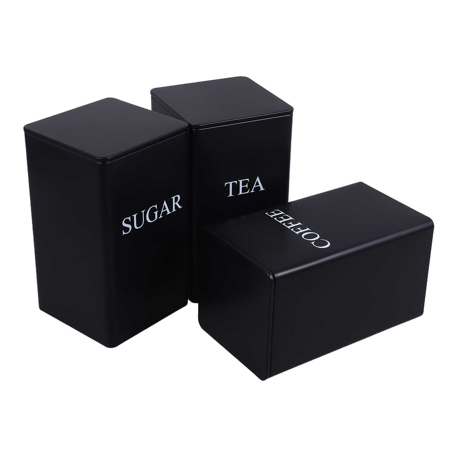 Набор из 3 металлических конте – обзор и цена Coffee Tea And Sugar Canister Set