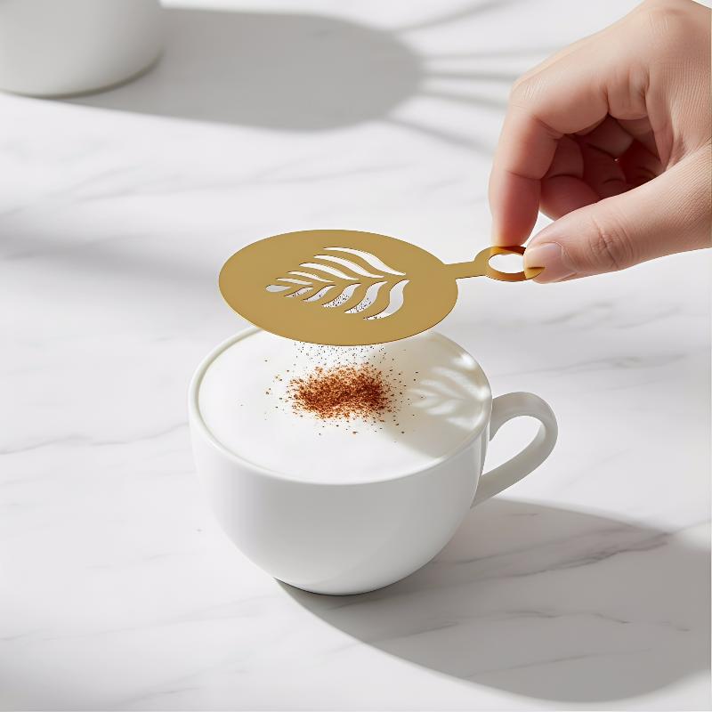 Набор из 4 трафаретов для кофе – обзор и цена Coffee Stencil Art