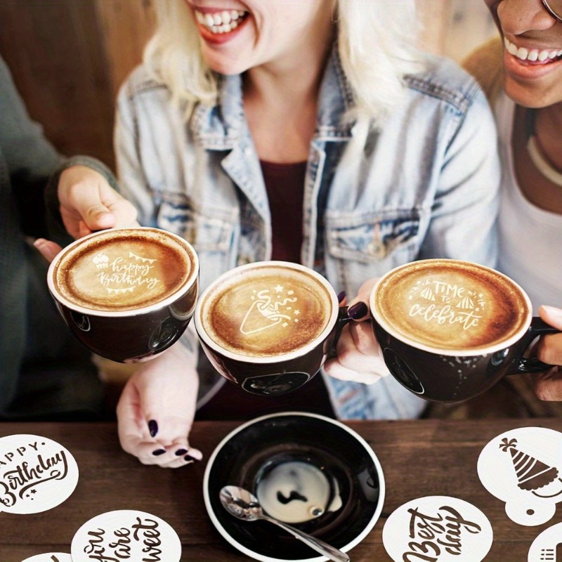 Профессиональный набор трафаре – обзор и цена Coffee Stencil Art