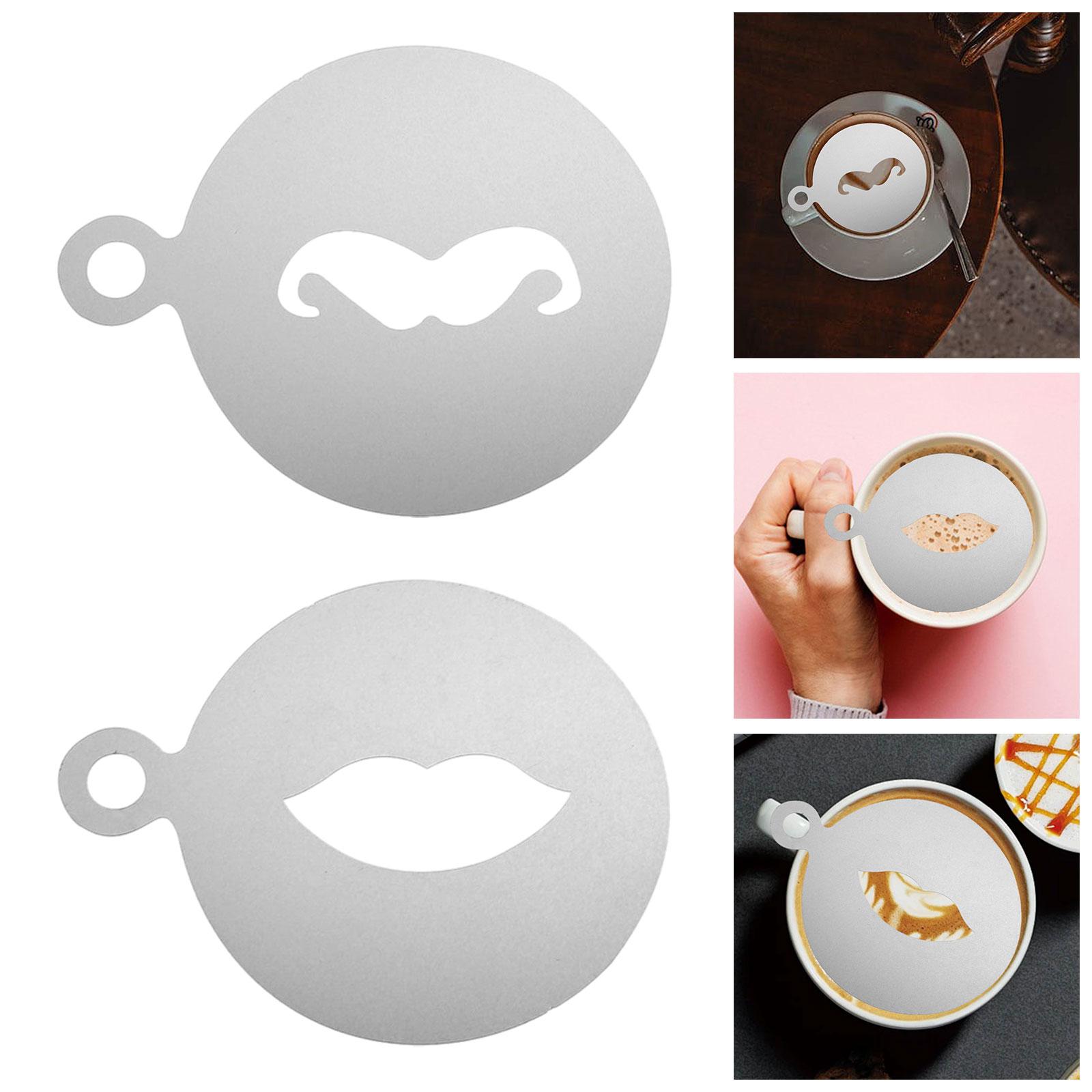 Трафареты для латте-арта и дек – обзор и цена Coffee Stencil Art